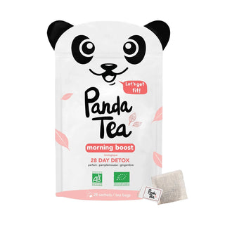 Panda Tea Morning Boost Détox Bio 28 Sachets