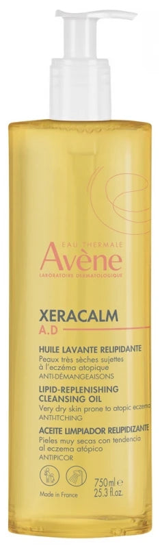 Avène XeraCalm AD Huile Lavante Relipidante Anti-Démangeaisons 750 ml