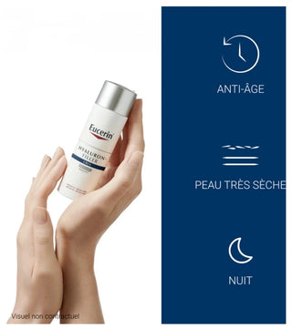 Eucerin Hyaluron-Filler Extra Riche Soin de Nuit 50 ml
