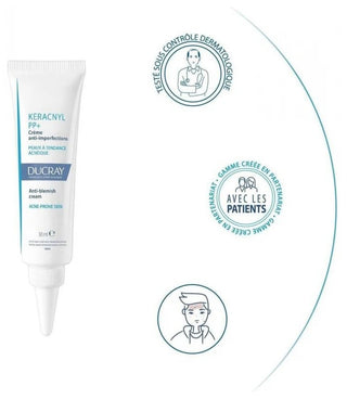 Ducray Keracnyl PP+ Crème Anti-Imperfections - Peaux à Tendance Acnéique 30 ml