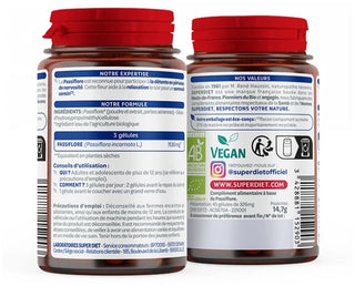 Superdiet Passiflore Bio 45 Unités