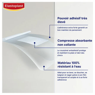 Elastoplast Pansements Waterproof Xxl – 5 Pansements