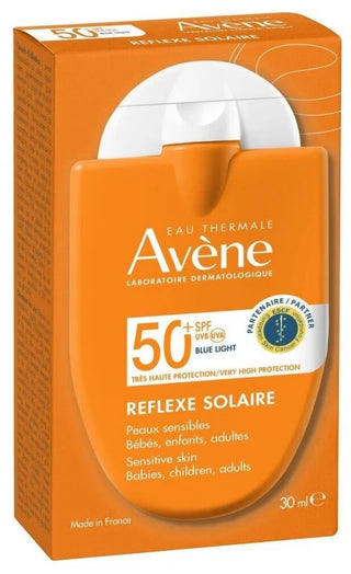 Avène Eau Thermale - Solaire - Réflexe 50+ Uvb Uva Lumière Bleue Hev Peaux Sensibles 30 ml