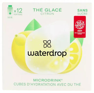 Waterdrop Microdrink Thé Glacé Pêche 12 Cubes - Goût : Citron