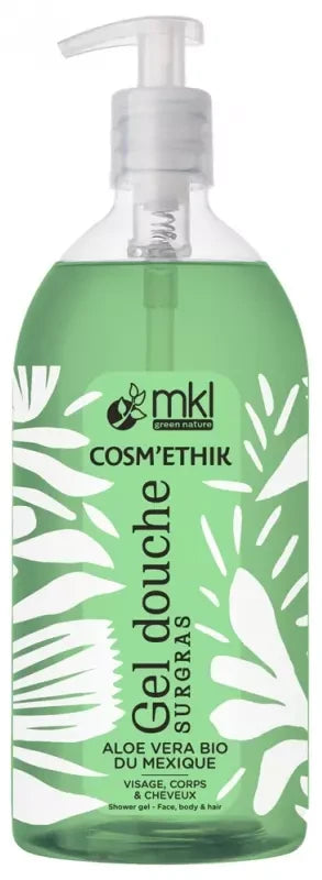 Mkl Green Nature Ethik Shampooing Douche Aloe Vera Bio du Mexique 1 Litre