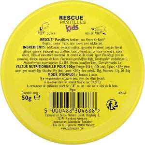 RESCUE KIDS PASTILLES Fraise - 50g