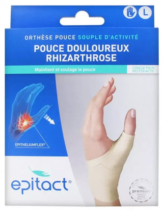 Epitact Orthèse Pouce Souple Gauche - Taille : L