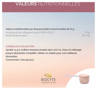 Biocyte Collagen Max Marin Goût Passion 20 Doses de 11 g