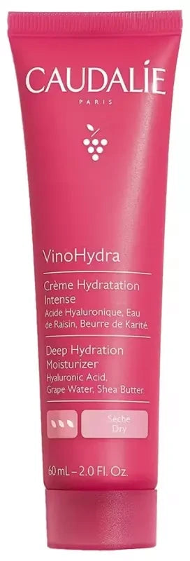 Caudalie VinoHydra Crème Hydratation Intense Peaux Sèches 60 ml