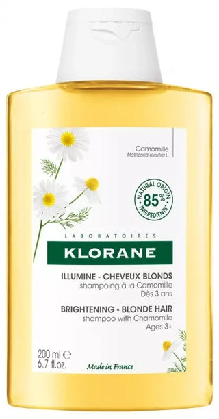 Klorane Camomille Shampoing à la Bio - Illumine - Cheveux Blonds 200 ml