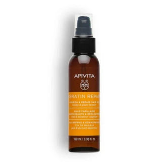 APIVITA KERATIN REPAIR Huile Capillaire Nourrissante et Réparatrice - 100ml