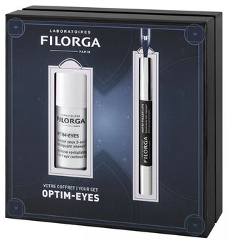 Filorga OPTIM-EYES Crème Contour Des Yeux Défatiguant Intensif 15 ml + NUTRI-FILLER Lèvres Nutri-Repulpant 4 ml Offert