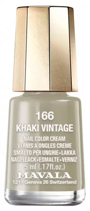 Mavala Mini Color Vernis à Ongles Crème 5 ml - Couleur : 166 : Khaki Vintage
