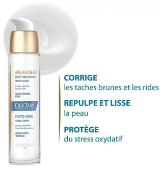 Ducray Melascreen Photo-Vieillissement - Sérum Global Éclaircissant Anti-Taches 30 ml