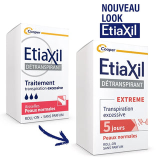 ETIAXIL - Déodorant Détranspirant - Traitement Transpiration Excessive - Aisselles - EXTREME - Peaux Normales