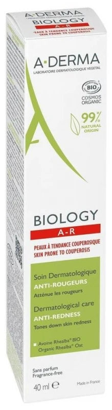 A-Derma Biology Soin Dermatologique Anti-Rougeurs Bio 40 ml