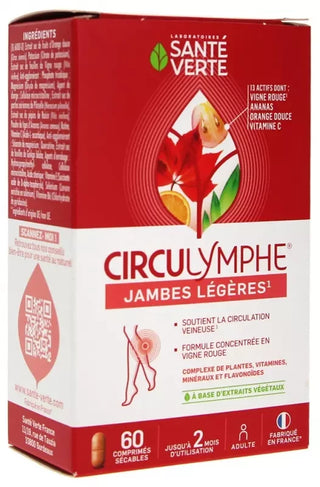 Santé Verte Circulymphe Jambes Légères Cps 60U
