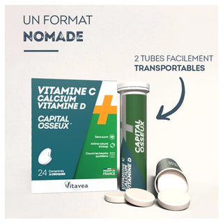 Vitavea Vitamine C + Calcium + Vitamine D 24 comrpimés à croquer