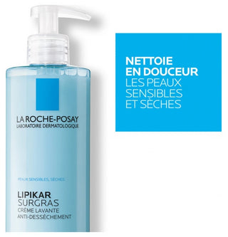 La Roche-Posay Lipikar Surgras Crème Lavante Anti-Dessèchement 400 ml
