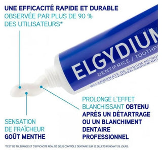 Elgydium Dentifrice Blancheur Tube 75 ml