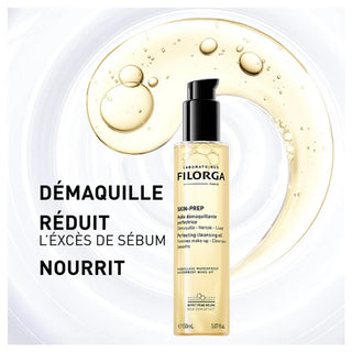 Filorga SKIN-PREP Duo Huile Démaquillante Perfectrice 150 ml + Mousse Nettoyante Enzymatique Visage & Yeux 150 ml Offre Spéciale