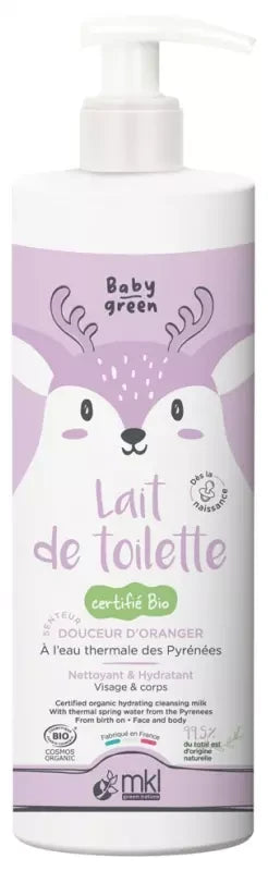 MKL Green Nature Baby Green Lait de Toilette Visage & Corps Bio 400 ml