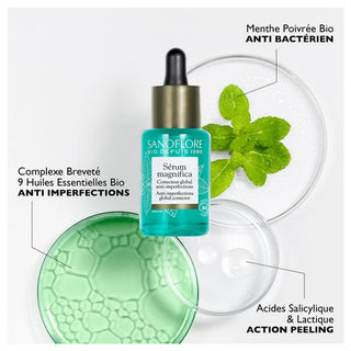 Sanoflore Magnifica Sérum Correcteur Global Anti-Imperfections Certifié Bio 30 ml