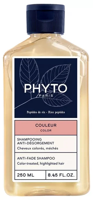 Phyto Shampoing Anti-Dégorgement - Cheveux Colorés Méchés 250 ml