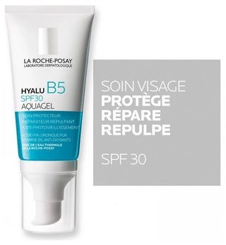 La Roche-Posay Hyalu B5 Spf30 Aquagel Soin Protecteur Réparateur Repulpant Anti-Photovieillissement à l'Acide Hyaluronique 50 ml
