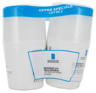 La Roche-Posay Déodorant Peaux Sensibles 24H 2 X 50 ml