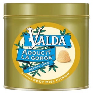 Valda Gommes Miel Citron Adoucit la Gorge 140 g