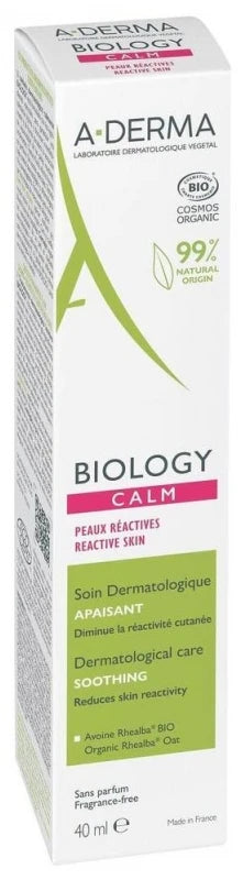 A-Derma Biology Soin Dermatologique Apaisant Bio 40 ml