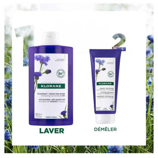 Klorane Shampoing Déjaunissant à la Centaurée Cheveux Gris Blonds 200 ml