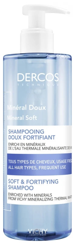 Vichy Dercos Shampoing Minéral Doux Fortifiant
