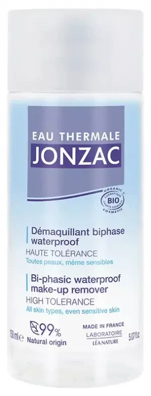 Eau Thermale Jonzac Démaquillant Biphase Waterproof Toutes Peaux Bio 150 ml