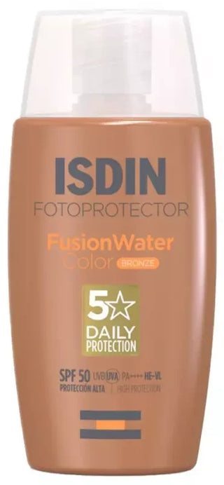 Isdin Fotoprotector Fusion Water Color Spf50 - Teinte : Bronze