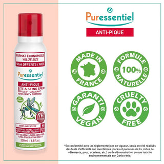 Puressentiel Spray Répulsif + Apaisant Anti-Pique