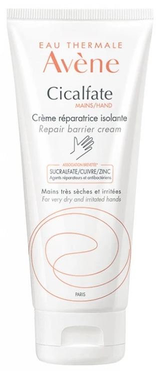 Avène Cicalfate Eau Thermale - - Mains Crème Réparatrice Isolante - Peaux Trèsèches Gercées et Fendillées 100 ml