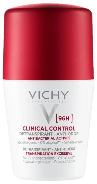 Vichy Clinical Control 96H Détranspirant Anti-Odeur Transpiration Excessive 50 ml