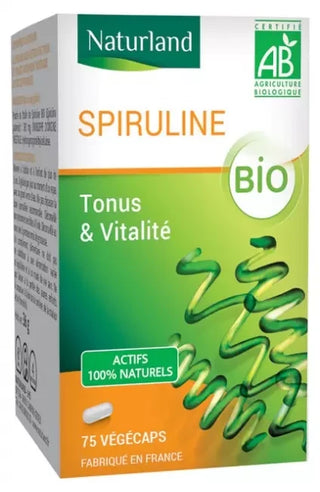 Naturland Spiruline Bio 75 Végécaps