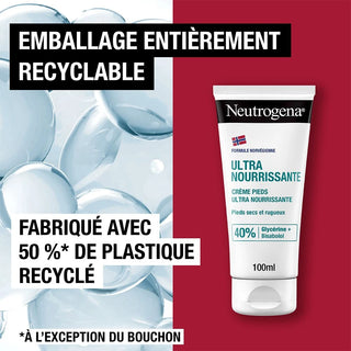 Neutrogena, Formule Norvégienne, Crème Pieds Très Secs et Abimés 100 ml