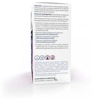 Arkopharma Forcapil Age Protect Cheveux Blancs et Ternes 90 Unités