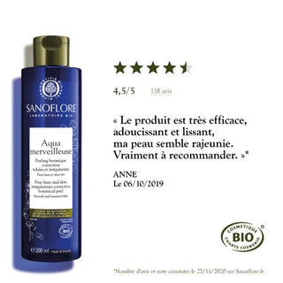 SANOFLORE AQUA MERVEILLEUSE Peeling Botanique Correcteur Anti-Age BIO - 200ml