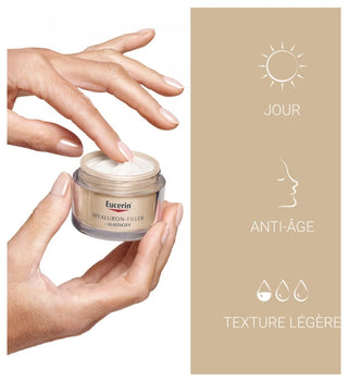 Eucerin Hyaluron-Filler + Elasticity Soin de Jour Peaux Matures SPF15 50 ml