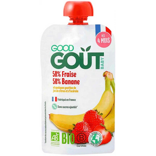 Good Goût Fraise Banane dès 4 Mois Bio 120 g