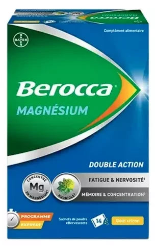 Berocca Magnésium Goût Citron 14 Sachets