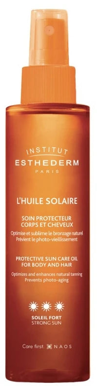 Institut Esthederm Huile Solaire Soleil Fort