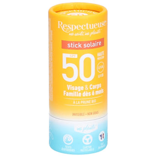 Respectueuse Stick Solaire SPF50