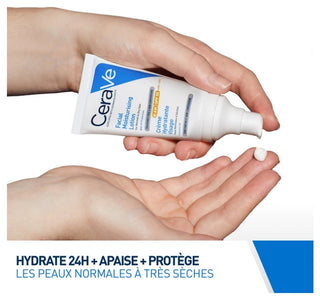 Cerave Crème Hydratante Visage SPF50 Peaux Normales à Sèches 52 ml