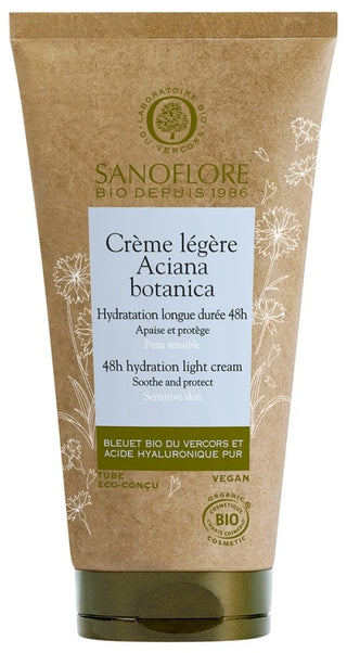 Sanoflore Aciana Botanica Crème Légère Soin Léger Hydratation 48H Certifié Bio 50 ml